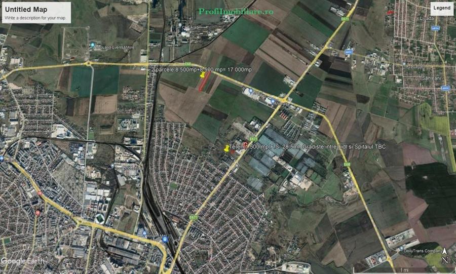 Teren Construcții intravilan de 1500 mp, în Grădiște
