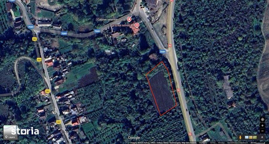 Teren de 5000 mp, în Merișani