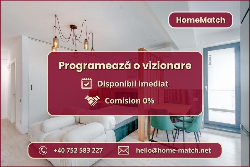 Garsonieră decomandată, mobilată în Pipera