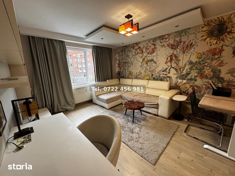 Apartament cu 2 camere, mobilat în Cișmigiu