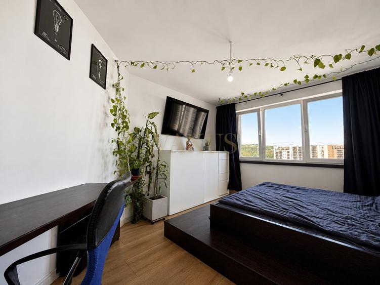 Apartament cu 2 camere semidecomandat, mobilat în Florești