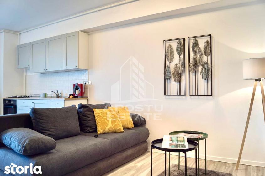 Apartament cu 2 camere decomandat, mobilat în Torontalului
