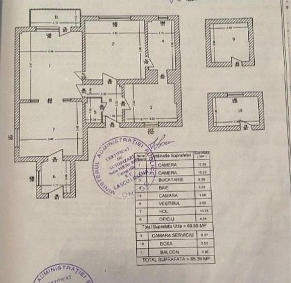 Apartament cu 3 camere semidecomandat, mobilat în Grivița