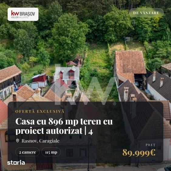 Casă cu 1 camere cu Teren 896 Mp în Caragiale