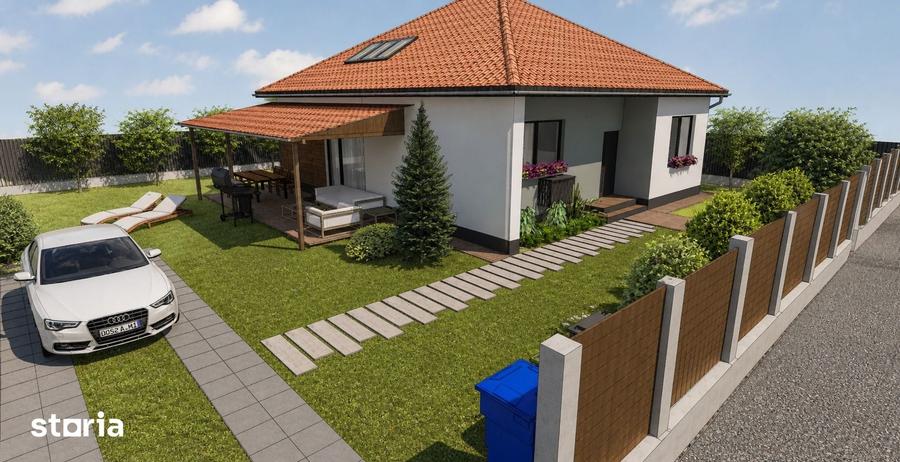 Casă cu 3 camere cu Teren 484 Mp în Prejmer