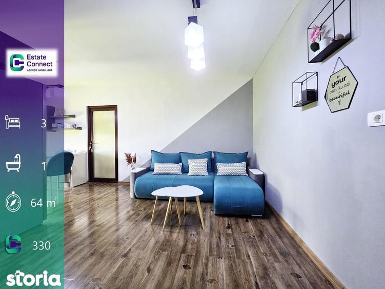 Apartament cu 3 camere în Pârneava