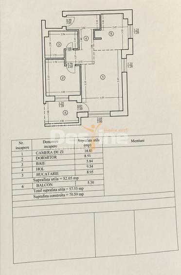 Apartament cu 2 camere, mobilat în Tătărași