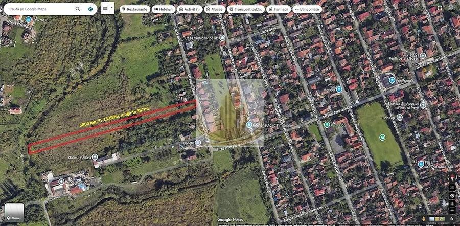 Teren Timisoara 5800mp. Proprietar - 1
