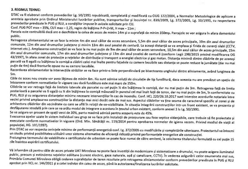 Teren Construcții intravilan de 686 mp, în Miroslava