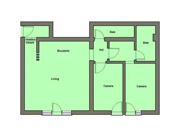 Apartament cu 3 camere în 6 Vânători