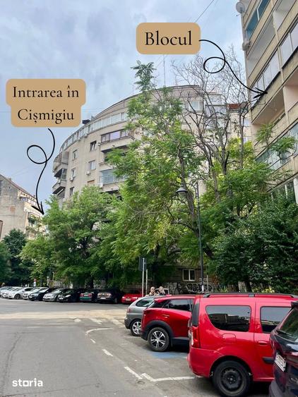 Apartament cu 2 camere, mobilat în Cișmigiu