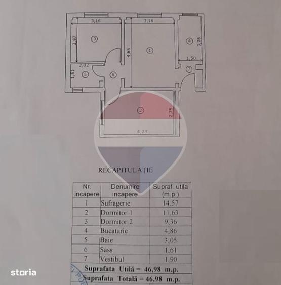 Apartament 3 camere de vanzare Rahova-Alexandriei - 10