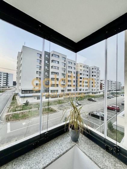 Apartament cu 2 camere semidecomandat, mobilat în Pipera