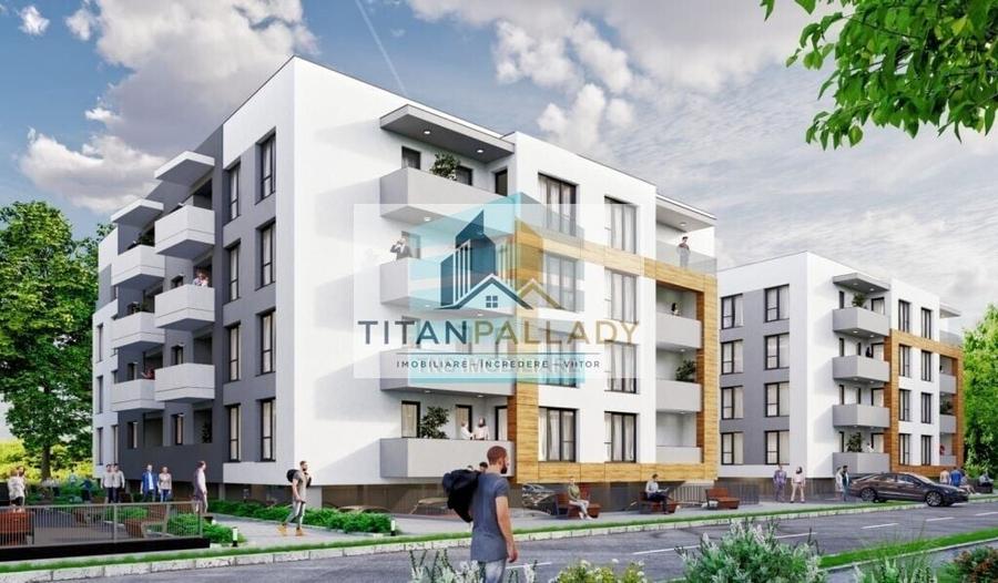 Apartament cu 2 camere decomandat în Titan