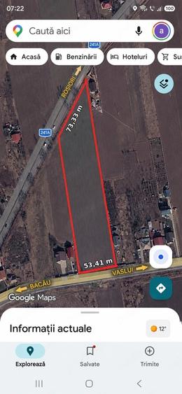 Teren de 11750 mp, în Central