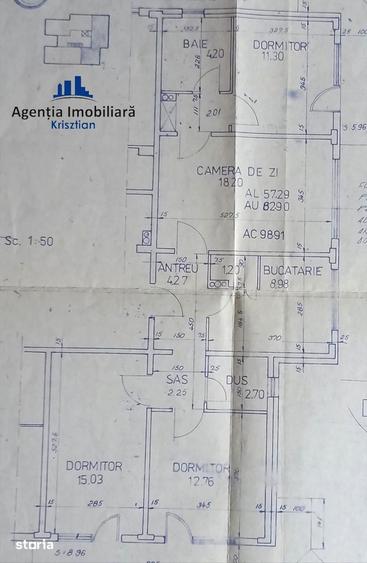 Apartament cu 4 camere de vanzare in Micro 16 - 4