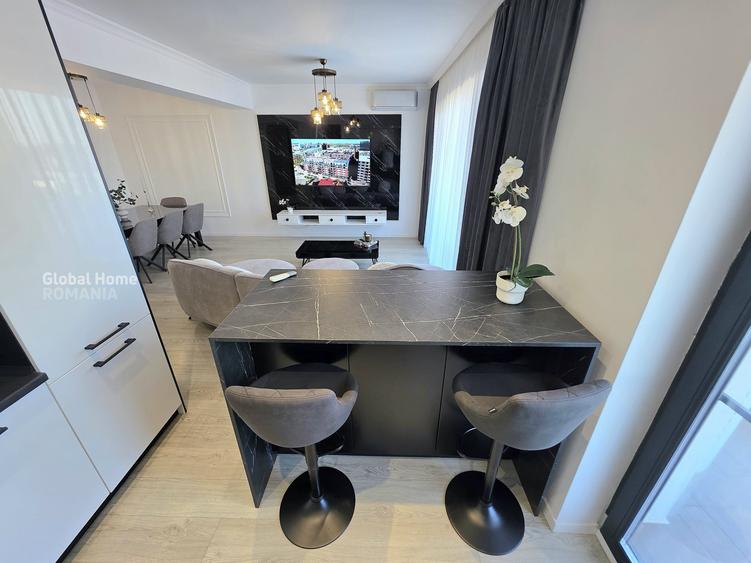 Apartament cu 3 camere decomandat, mobilat în Pipera