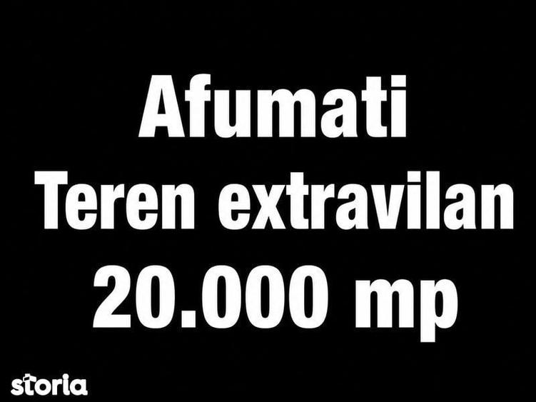 Afumati vanzare teren extravilan - 1