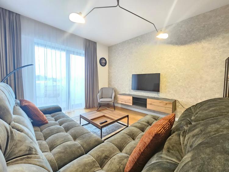 Apartament cu 2 camere decomandat, mobilat în Herăstrău