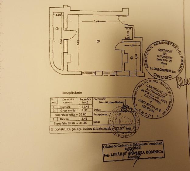Garsonieră decomandată în Giurgiului