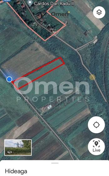 Teren agricol extravilan de 12000 mp, în Hideaga