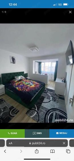 Apartament cu 3 camere semidecomandat în Central