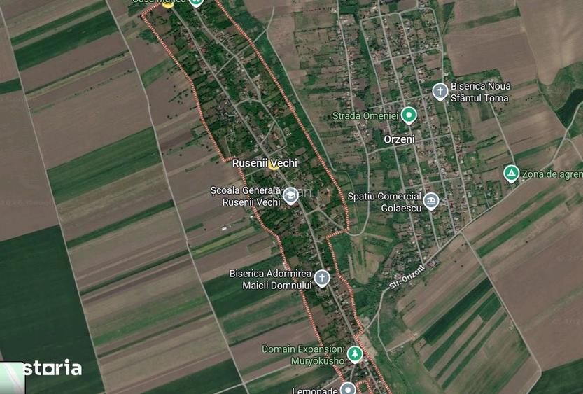 Teren 1,5 ha Holboca-Ruseni,la strada,utilitati