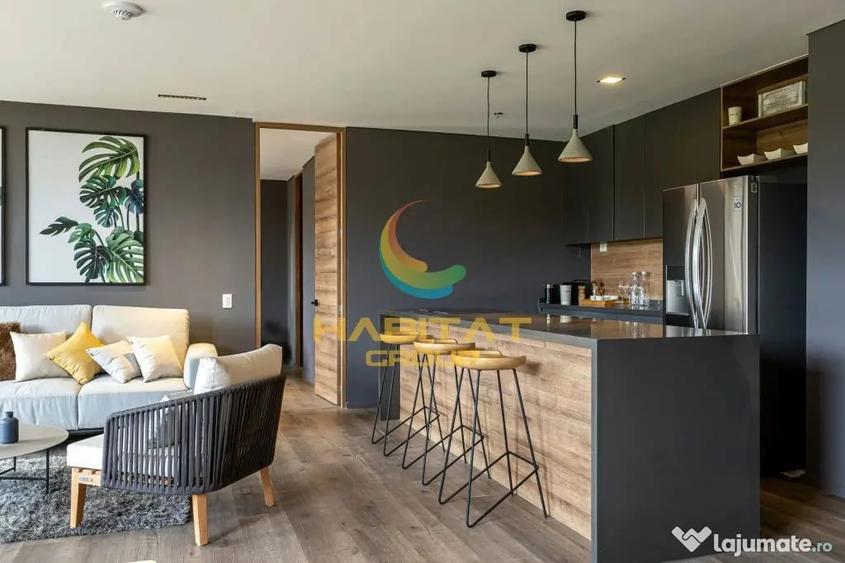 Apartament cu 2 camere semidecomandat în Central