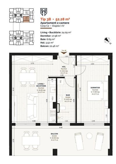 Comision 0 - Dezvoltator vinde ap. 2 camere in bloc PREMIUM cu lift! - 5