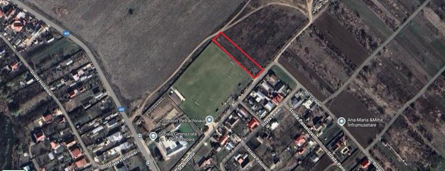 Teren agricol extravilan de 4000 mp, în Petrăchioaia