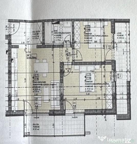Apartament cu 3 camere decomandat în Rădăuți