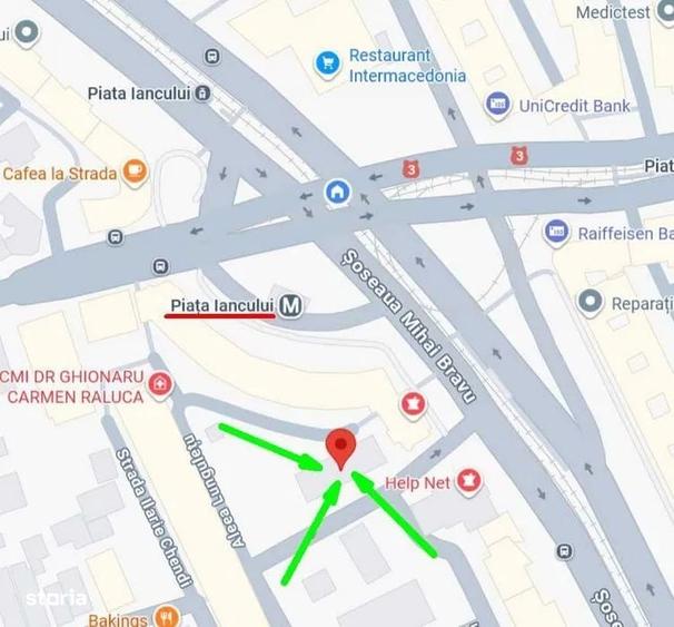 Apartament cu 3 camere semidecomandat în Iancului