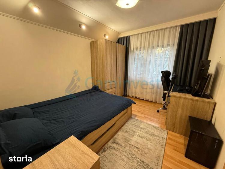 Apartament cu 3 camere decomandat, mobilat în Nufărul