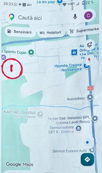 Teren de 1400 mp, în Nord