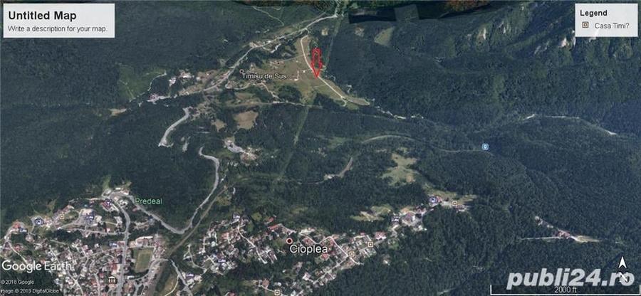 Teren de 1166 mp, în Predeal