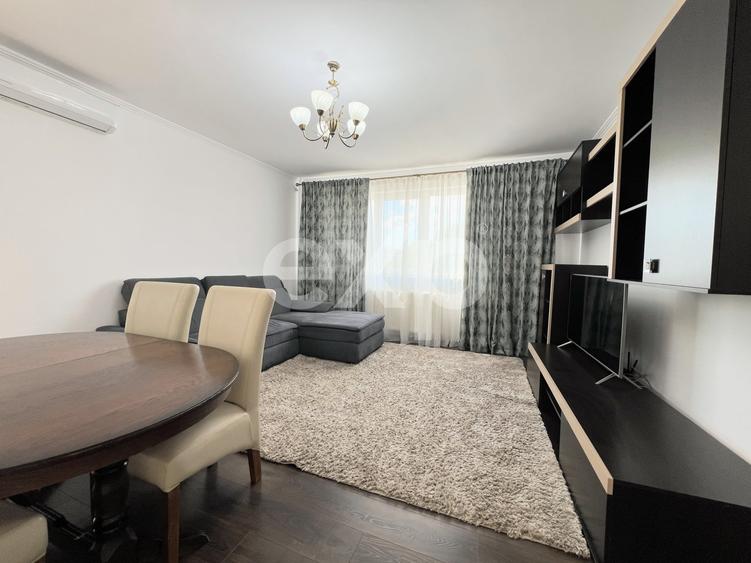 Apartament cu 3 camere decomandat, mobilat în Florești