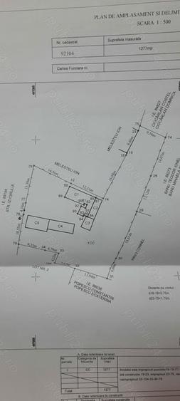 Casă cu Teren 1277 Mp în Stâlpeni
