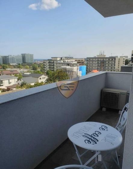 2 camere 52mp, Mamaia nord - bloc NOU-  vedere la mare, gaze, A/C. - 5
