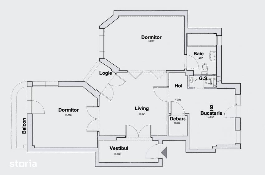 3 camere Calea Victoriei /Renovat/Semimobilat/ideal birou /rezidential - 1