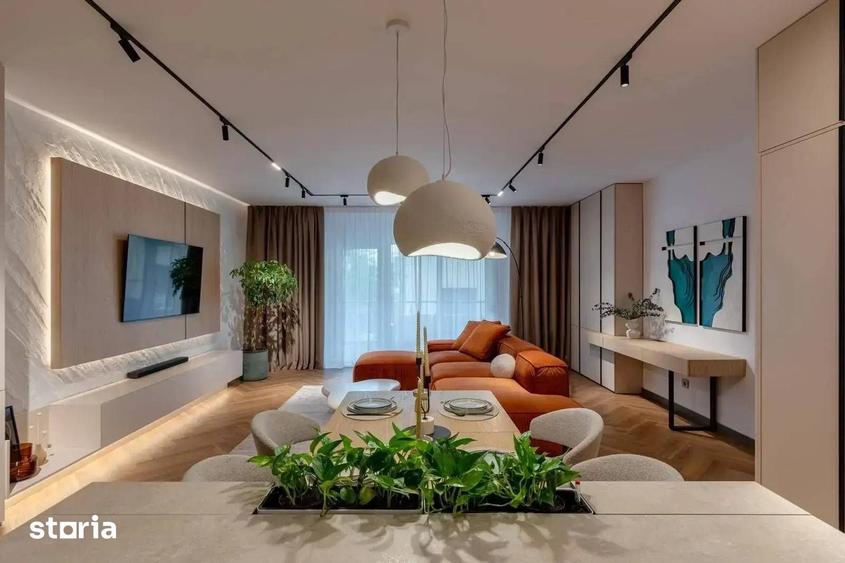 Apartament cu 2 camere semidecomandat în Tunari