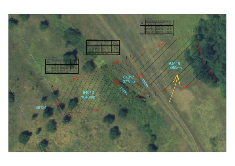 Vand teren intravilan Floresti zona Valea Sanaslaului 1460 m2 fara utilitati , front 30 m zona deosebita. - 1