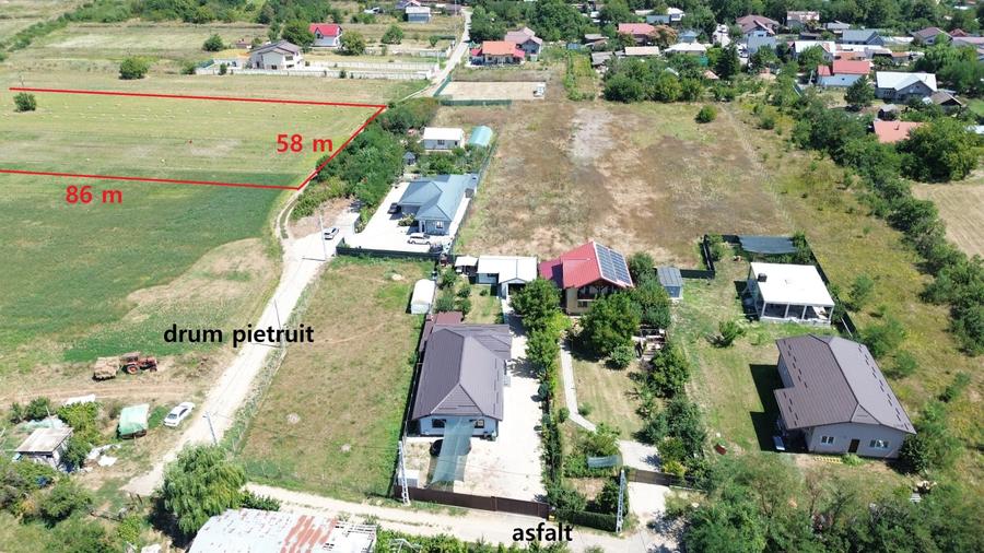 Teren Construcții intravilan de 5000 mp, în Dârza