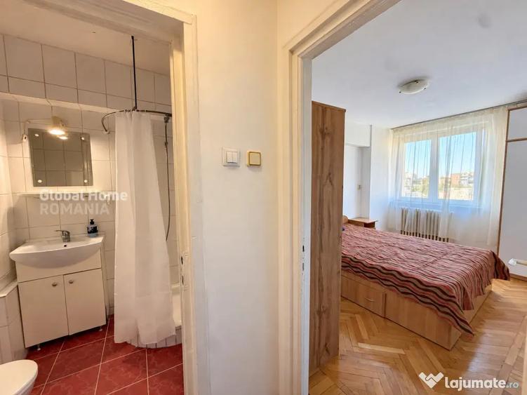 Apartament cu 2 camere semidecomandat, mobilat în Amzei