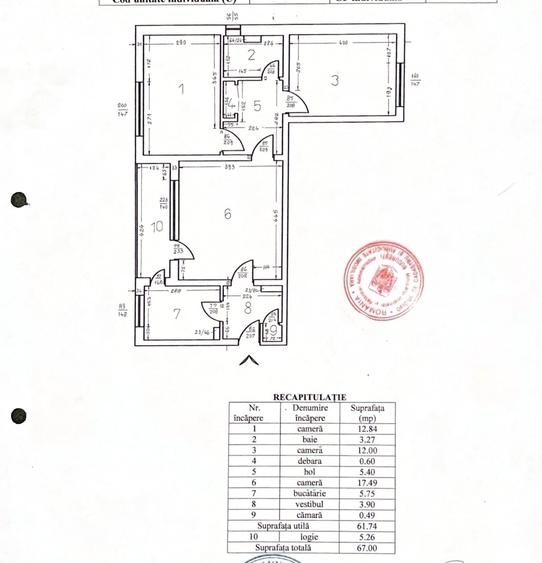 Apartament semidecomandat în Obor