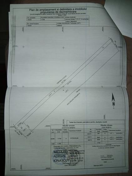 Teren Construcții extravilan de 9173 mp, în Șimian
