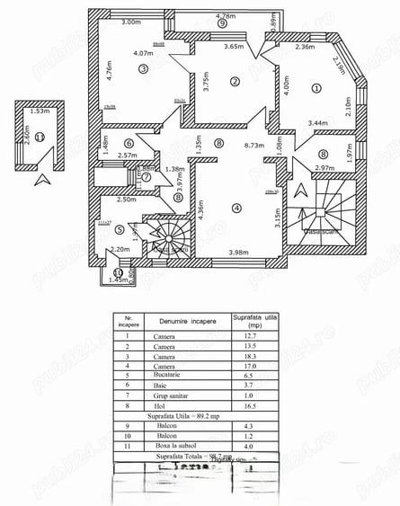 Apartament cu 4 camere decomandat în Ferdinand