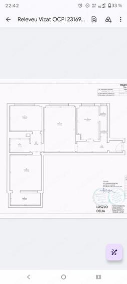 Apartament cu 3 camere decomandat în Ultracentral