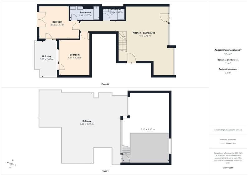 Apartament cu 4 camere semidecomandat în Central