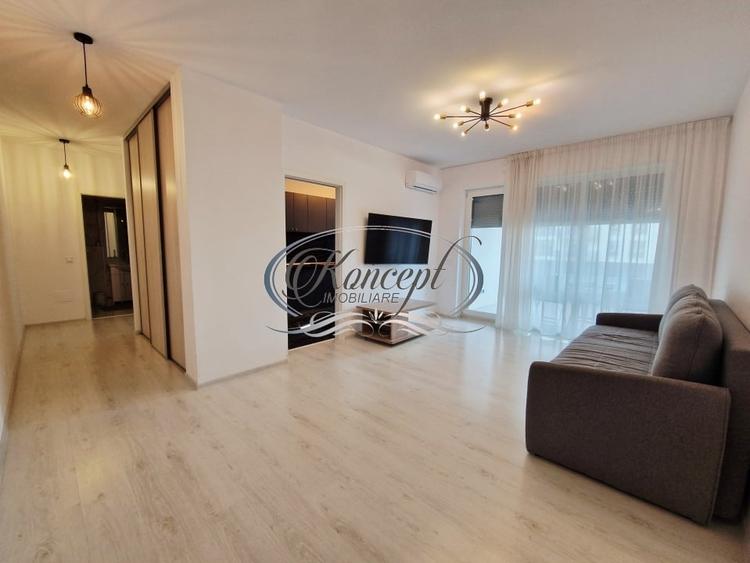 Apartament cu 2 camere semidecomandat, mobilat în Iris