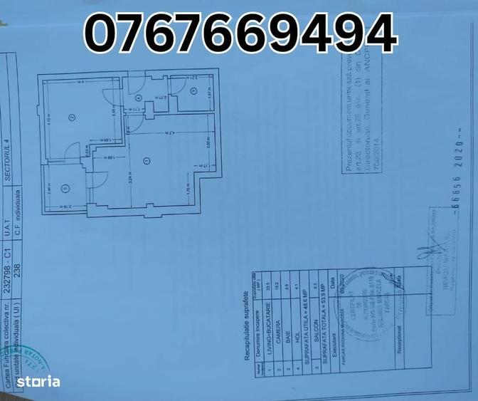 Apartament cu 2 camere în Berceni